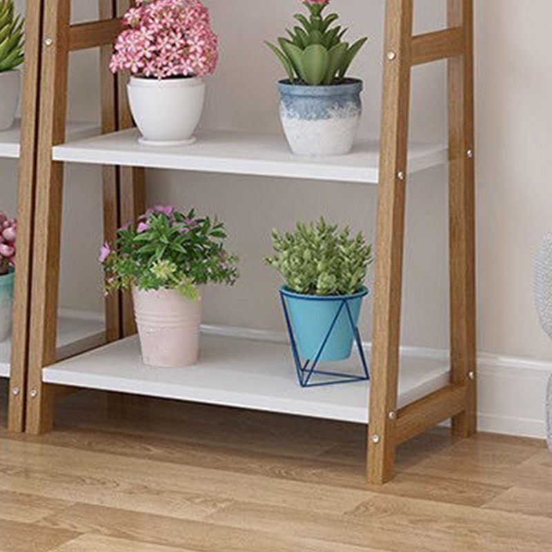 Open Back Bookshelf Scandinavian Style Bookcase for Study Room and Office