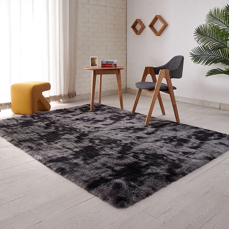 Tif à cravate multicolore Tapé de teinture Faux fourrure moderne Rapage moderne Tacon résistant antidérapant