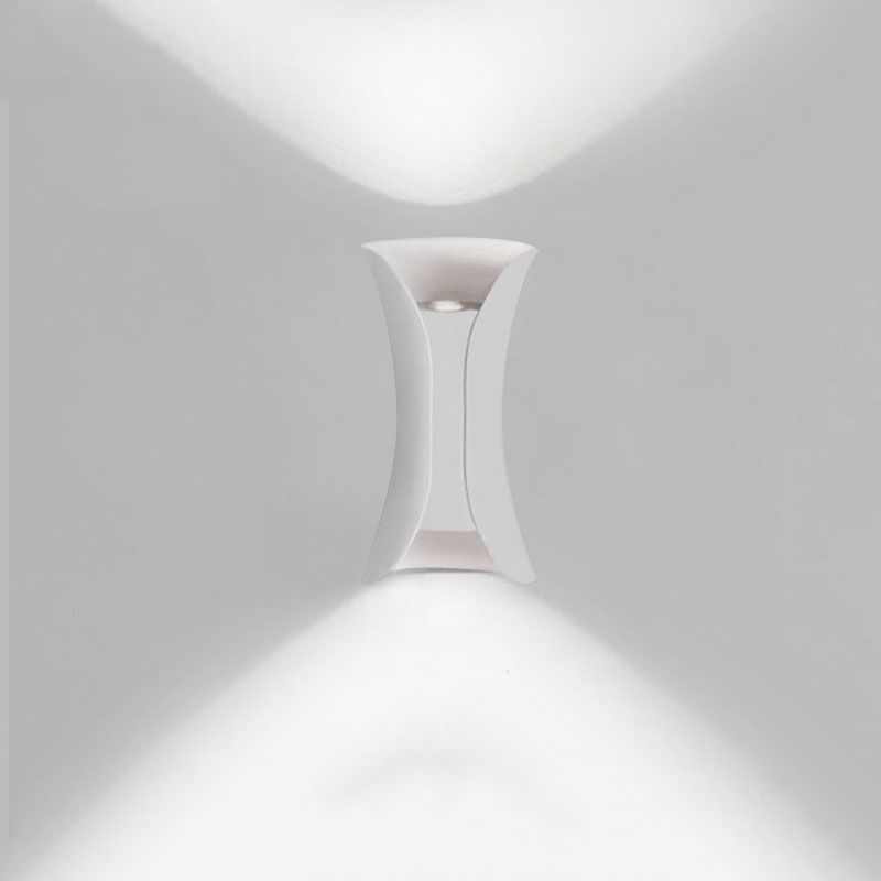 Geometrieform Wandleuchten moderner Metallmontagemontage -Leuchten mit Metall 2 Licht Wandmontage