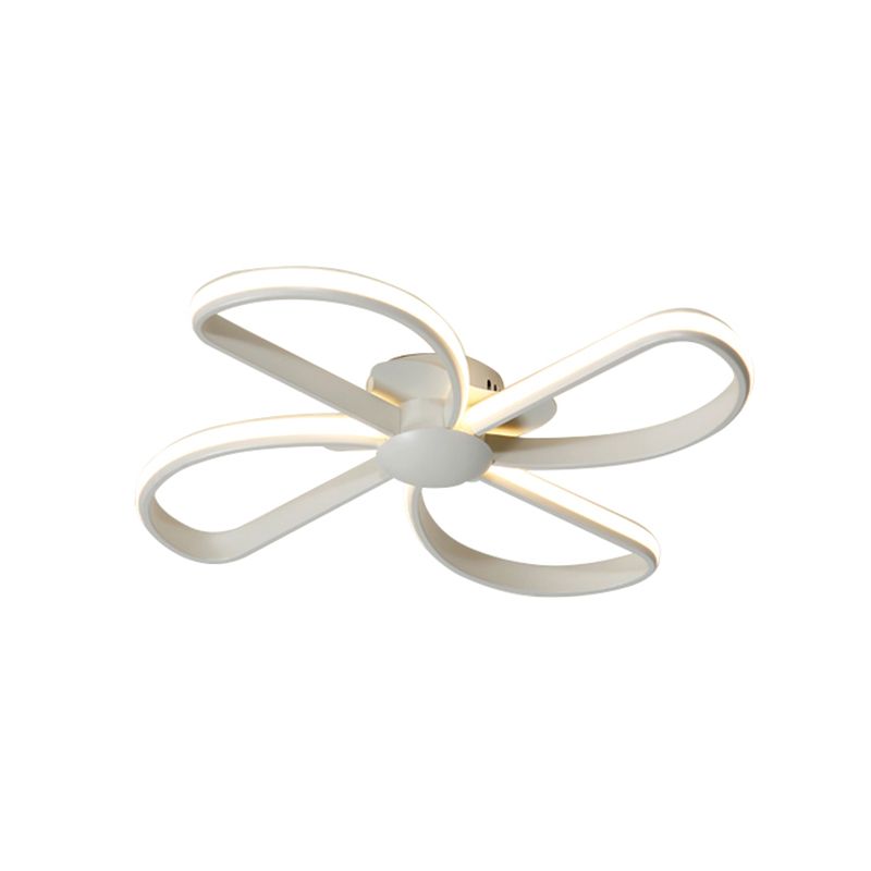 Blossom Shape LED Flush Mount Light Nordic Stylish Metal Ceiling Lamp for Kid Bedroom