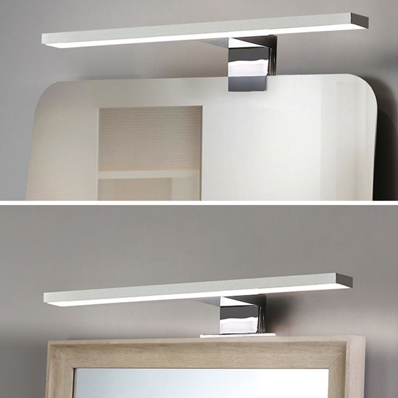 Luz de tocador lineal moderno Lighting acrílico Iluminación montada en la pared para el baño