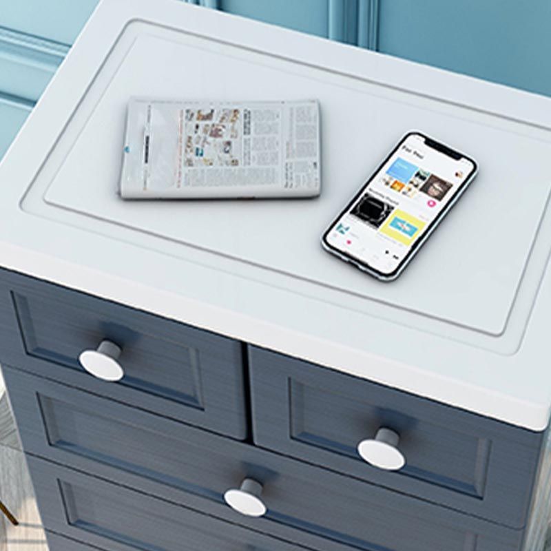 Plastic Home Non-Hanging Armoire Contemporary Style Cabinet with Drawers