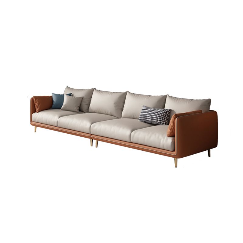Stain-Resistant Living Room Sofa Pillow Top Arm Standard Settee