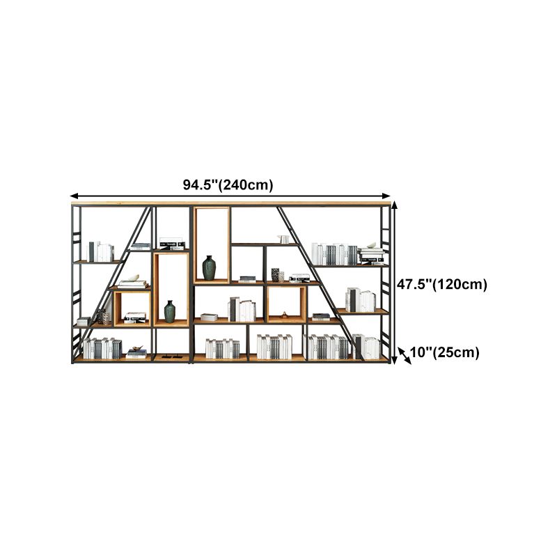 47.24"H Bookshelf Modern Style Bookcase for Study Room and Office