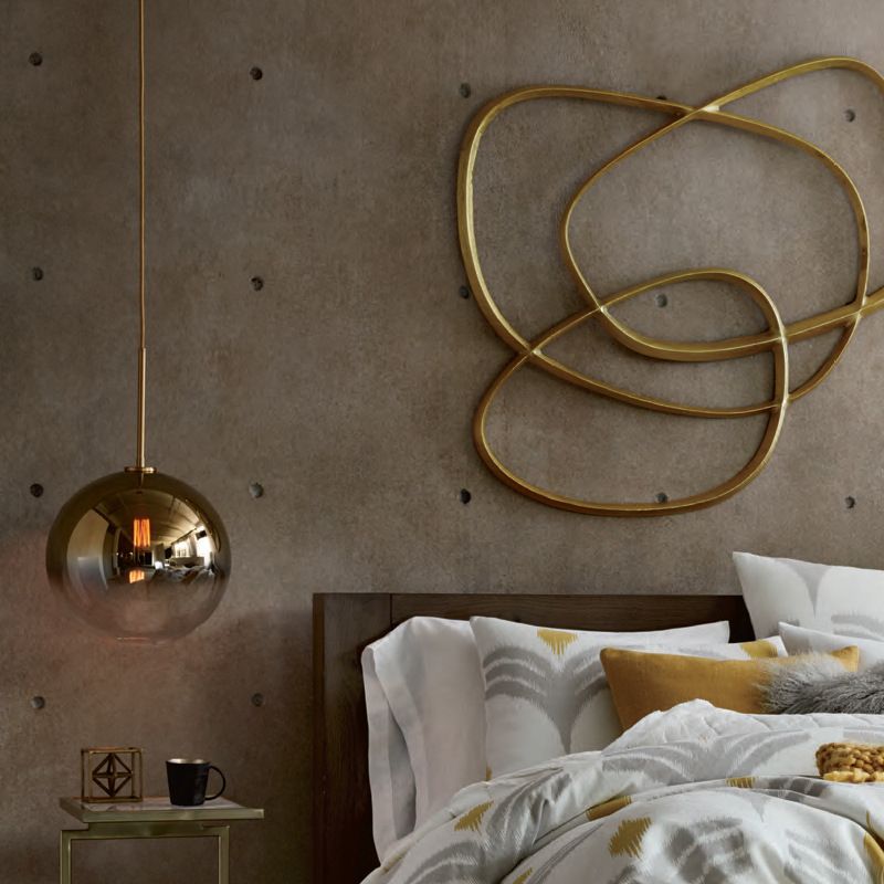 Nordic Style Anhänger Leichtkugel Formbirnen -Deckenlampe mit Glasschatten für Schlafzimmer