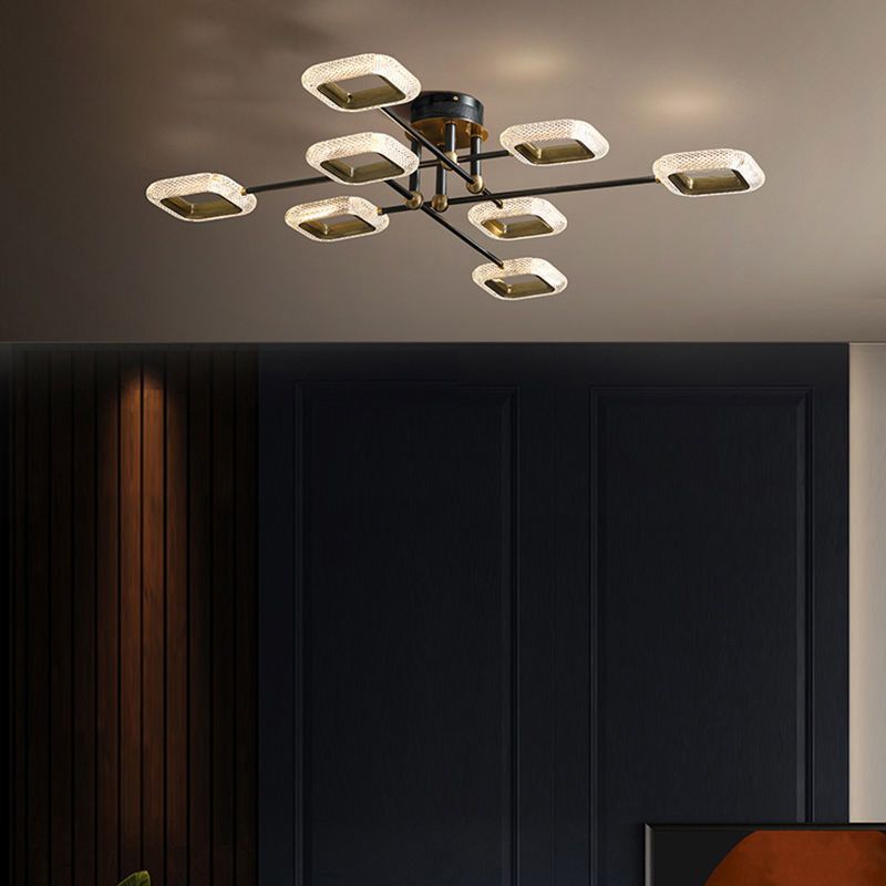 Modern Ceiling Lamp Minimalist LED Flush Mount Light Fixture for Bedroom