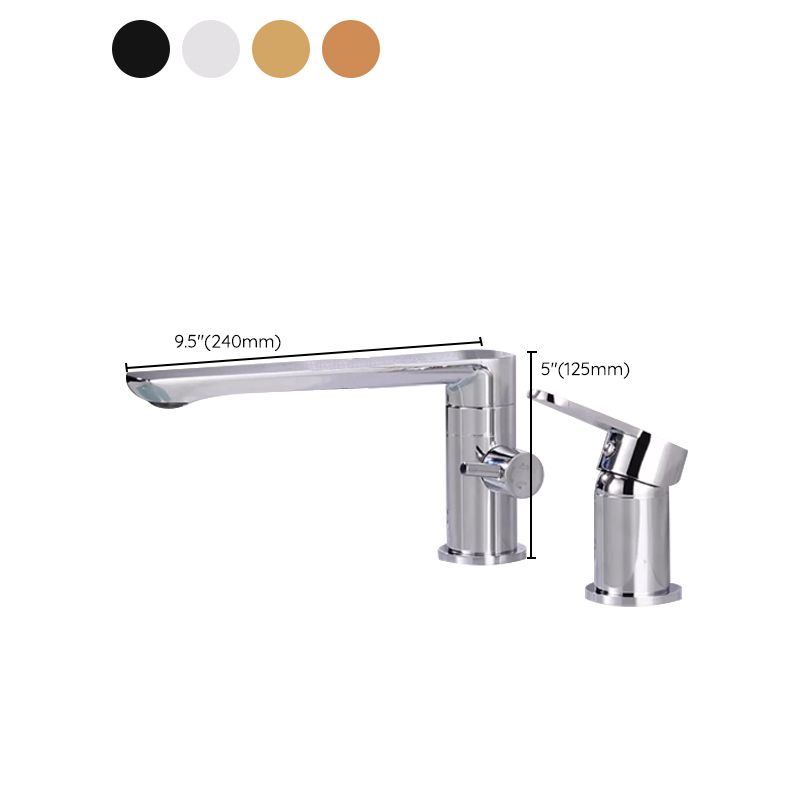 Bathroom Faucet Rod Handle Temperature Control Bathtub Faucet