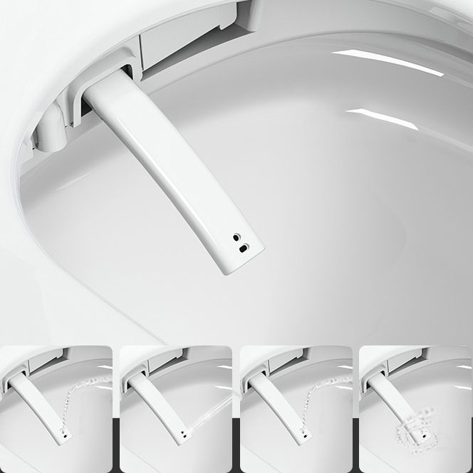 Modern Floor Mount Urine Toilet White Siphon Jet Toilet Bowl with Toilet Seat