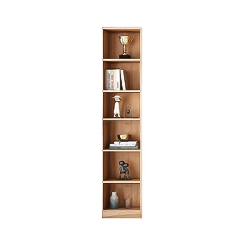 Solid Wood Bookcase Contemporary Style Bookshelf for Home Office Study Room