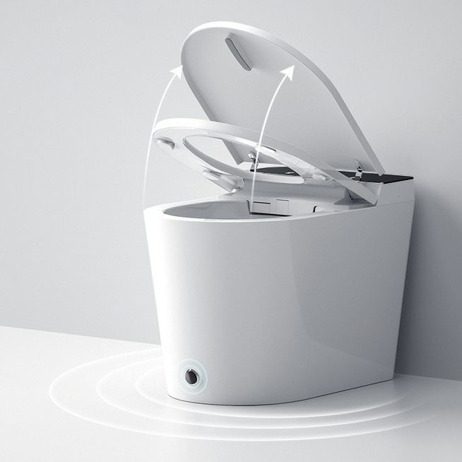 Contemporary One Piece Toilet White Urine Toilet for Bathroom