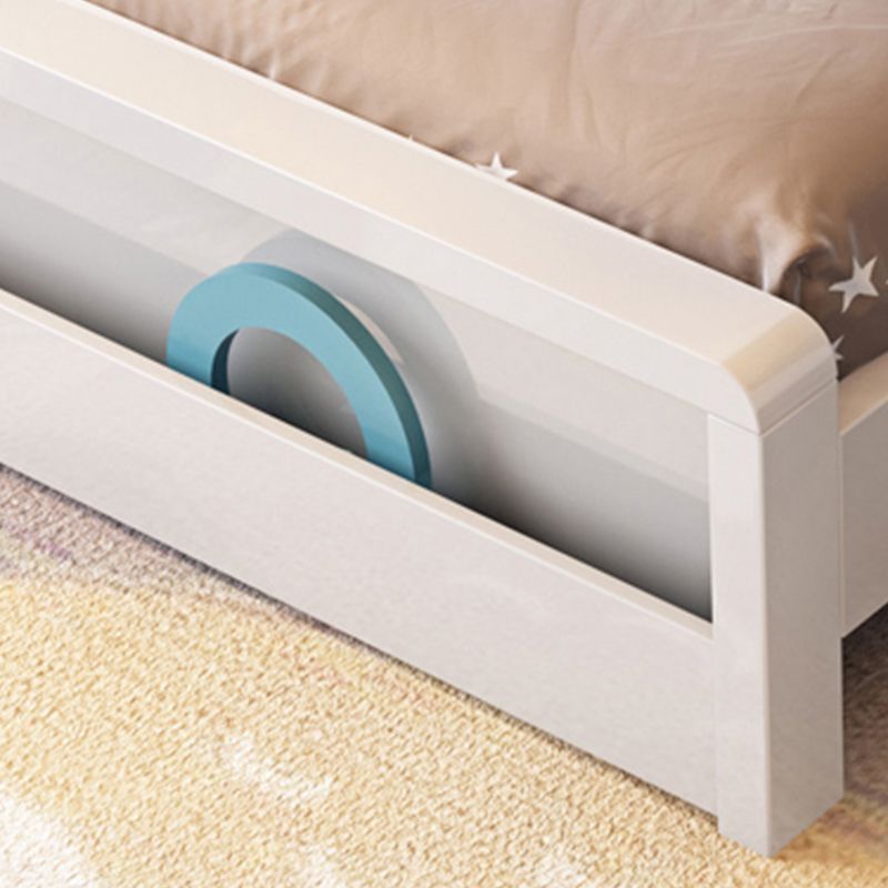 Modern Wood Standard Bed Bookcase Included Bed Frame for Bedroom