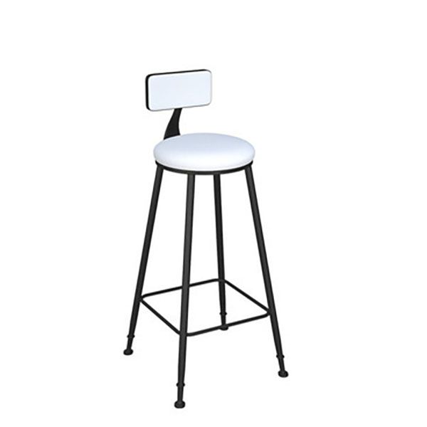 Contemporary 1/2/3 Pieces Bar Table Set Rectangle Stone Bar Table with Metal High Stools