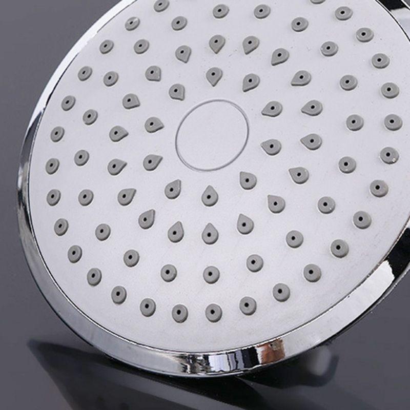 Round Shape Shower Head Modern Swivel Wall Mounted Fixed Shower Head