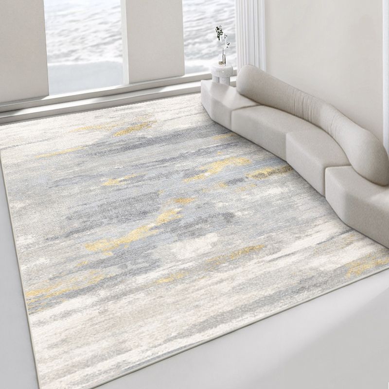 Nostalgia Ombre Print Rug Polyester Indoor Carpet Stain Resistant Area Carpet for Living Room