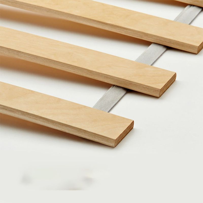 White Metal Panel Bed Glam Standard Bed with Open-Frame Headboard