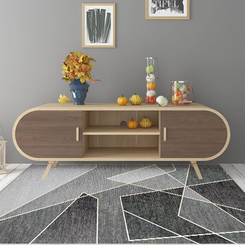 Unique Multicolor Striped Pattern Rug with Geometric Printed Polyester Modernist Rug Pet Friendly Anti-Slip Backing Area Rug for Bedroom