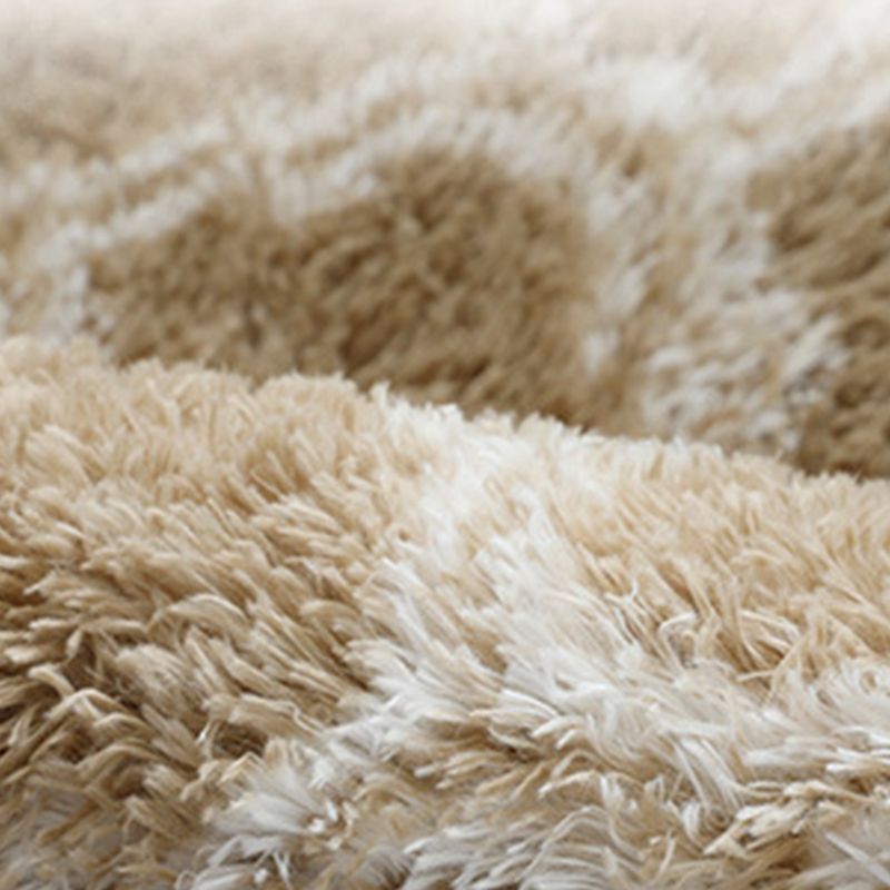 Tapis imprimé couleur contrastée noir et blanc, en Polyester, décontracté, lavable, pour la décoration de la maison