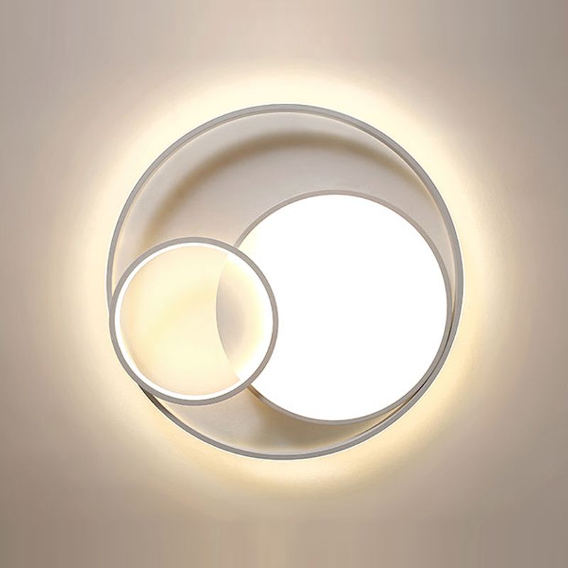 Nordic Simple Massimale Light Circle LED Flush Montaggio Illuminazione per Bedroom