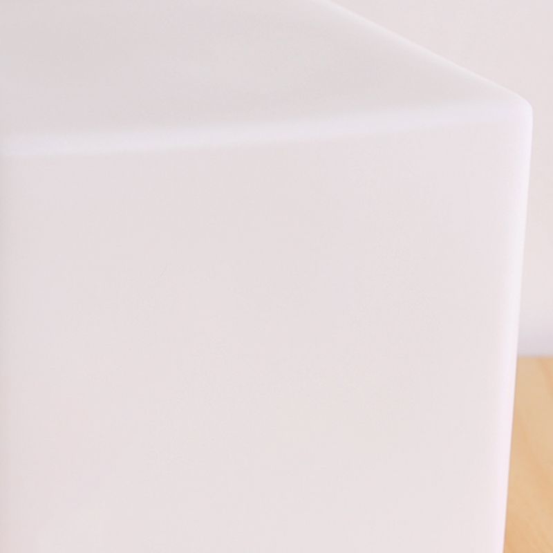 Modern Night Table Lamps 1-Light Nightstand Lights with White Glass Shade for Bedroom