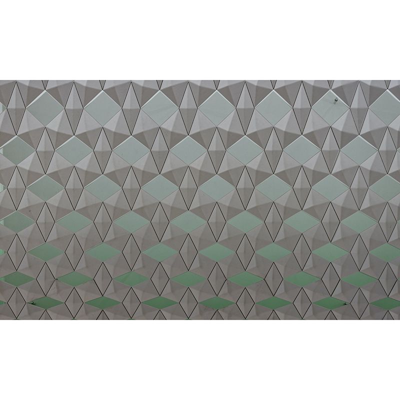 Illustration Geometry Simple Mural Wallpaper Moisture Resistant, Personalized Size