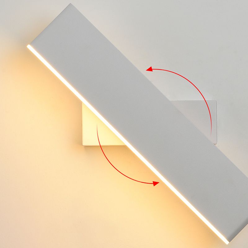 Metal Square Shape Wall Sconce Modern Style 1 Light Wall Light Sconce