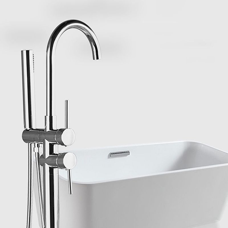 Modern Freestanding Tub Fillers Copper Freestanding Bathtub Faucet