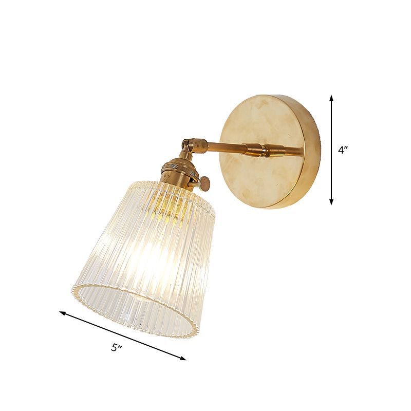1 Living Ottone in ottone industriale in ottone industriale con vetro.
