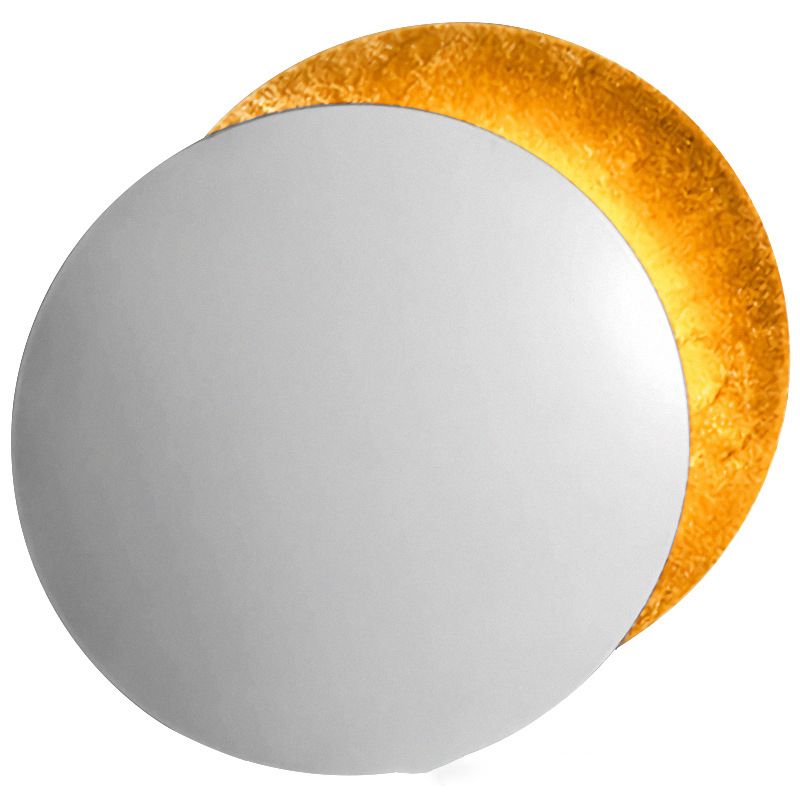 Postmodern Wall Mount Lighting Fixture Minimalist Metallic LED Wall Sconce