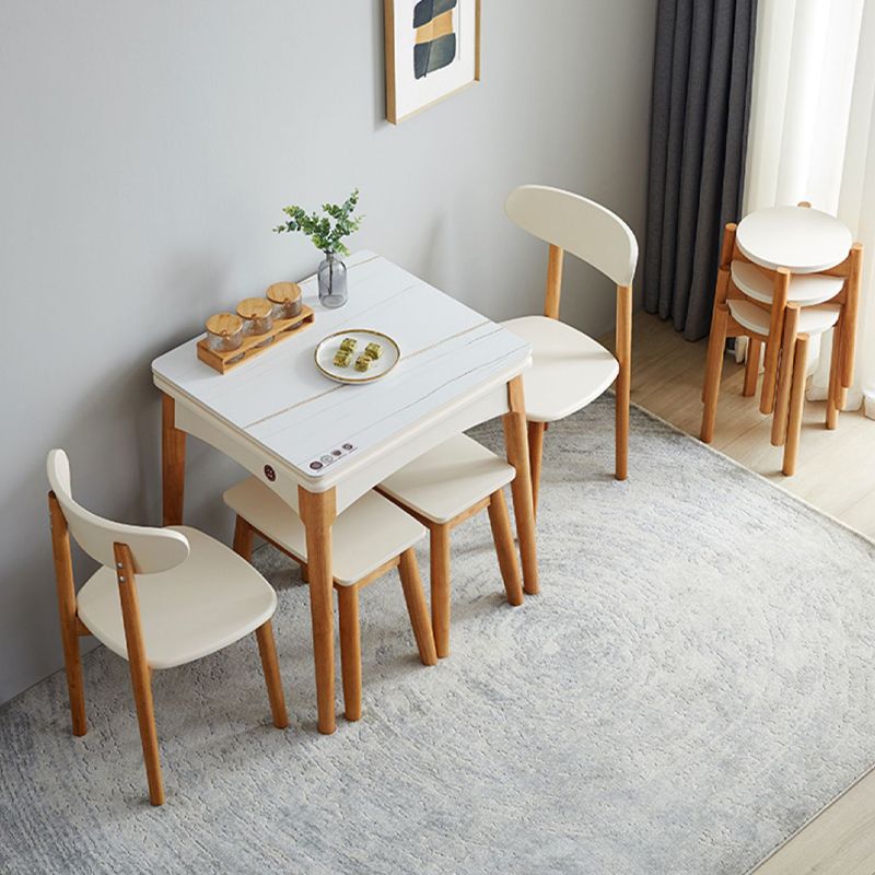 Modern Extendable Dining Table Sintered Stone Dining Table for Dining Room
