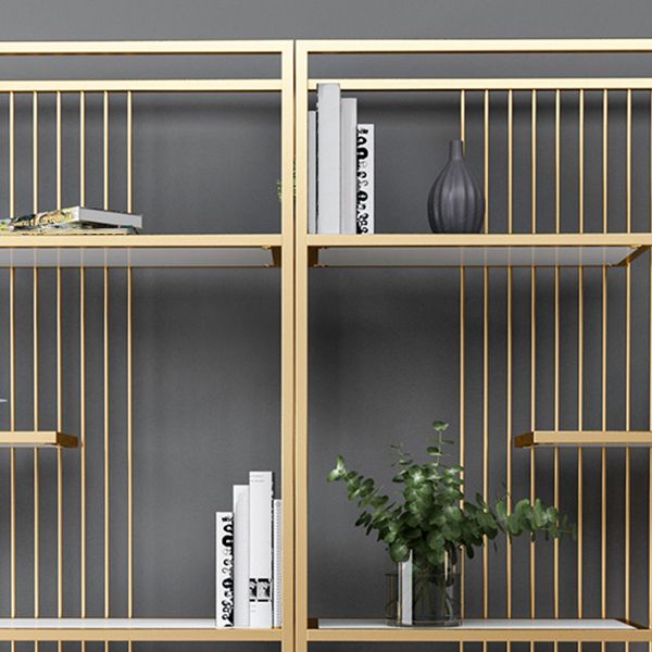 5 scaffali moderno moderno etagere libreria in ferro telaio in legno mandato in legno scaffale