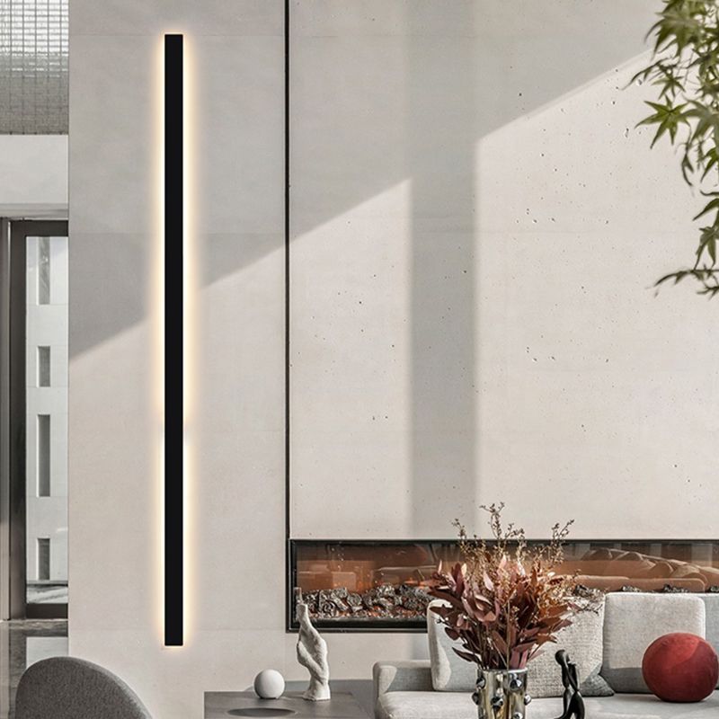 Linearer Schatten Metall Wandleuchten moderner Stil 1 Lichtwandmontage Licht