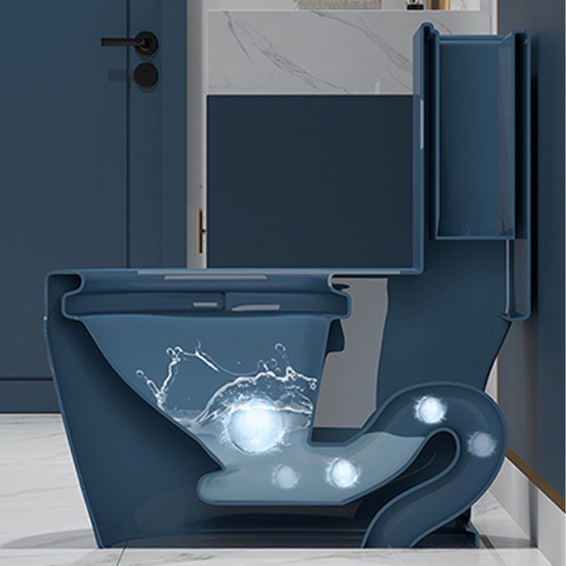 Water-saving Siphon Toilet Ceramic Elongated Dual Flush Household Toilet