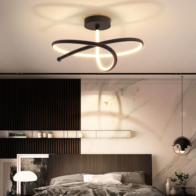 Nuevo Luces de techo LED lineales de estilo moderno, lámpara de montaje empotrado