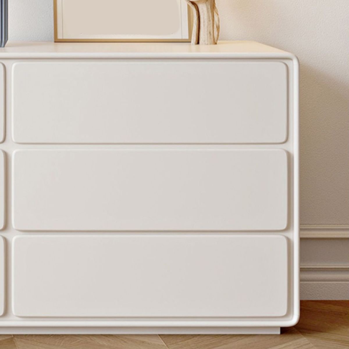 White Wooden Lighted Mirror With Drawer Bedroom Vanity Dressing Table