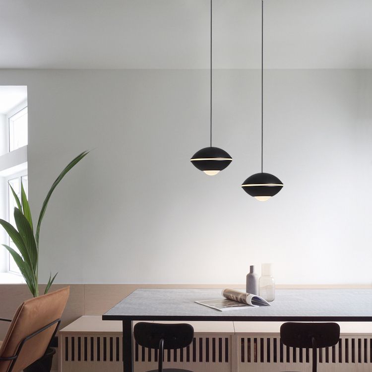 Alluminio UFO a sospensione UFO LED minimalista Mini Sospensione Luce per camera da letto