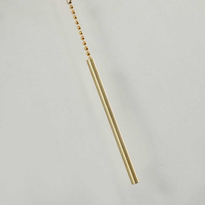 Simplicidad de latón apliques de pared de la noche con diseño de interruptor de mano de la lámpara de pared de 1 luces para el pasillo