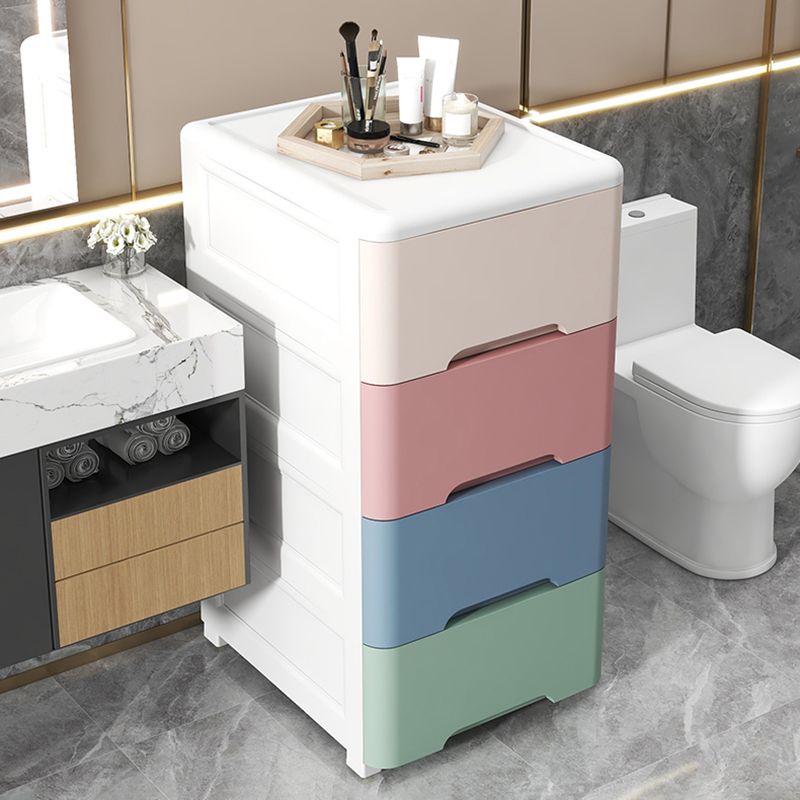 5-Drawer Storage Cabinet with Legs Contemporary Wardrobe Armoire