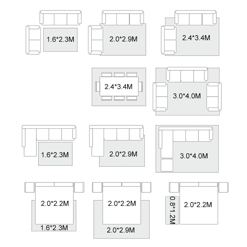 Decoración simple de la alfombra de la alfombra del hogar Área de la alfombra de la alfombra de poliéster