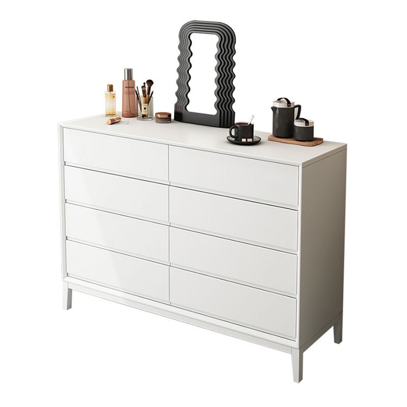 Modern Dresser Solid Wood Storage Chest Dresser with 8 Drawers