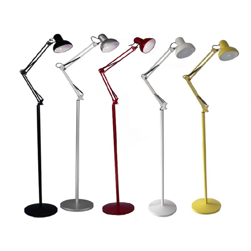 1 Light Bowl-Shaped Floor Lamp Contemporary Metal Standard Lamps for Living Room