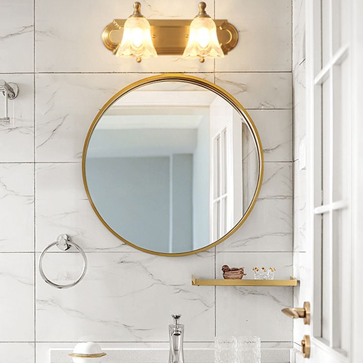 Vintage Simplicity Bell Vanity Gince Lights Grosted Glass Wall Mount luminaire pour salle de bain