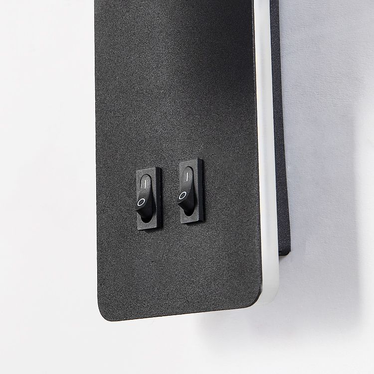 1 Light Metal Geometric Shade Reading Wall Lighting Modern Style Wall Mounted Light Fixture