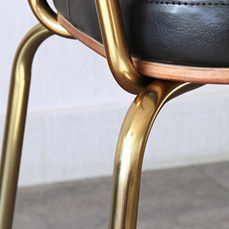 Les chaises de salle à manger sans bras tapissées par style industriel ouvrent les chaises latérales de salle à manger arrière