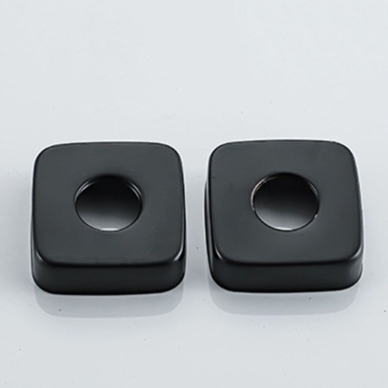 Modern Pressure Balanced Diverter Valve Shower Faucet Square Shower System on Wall