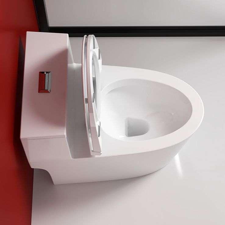 Floor Mount Flush Toilet Concealed Tank One-Piece Toilet with Slow Close Seat