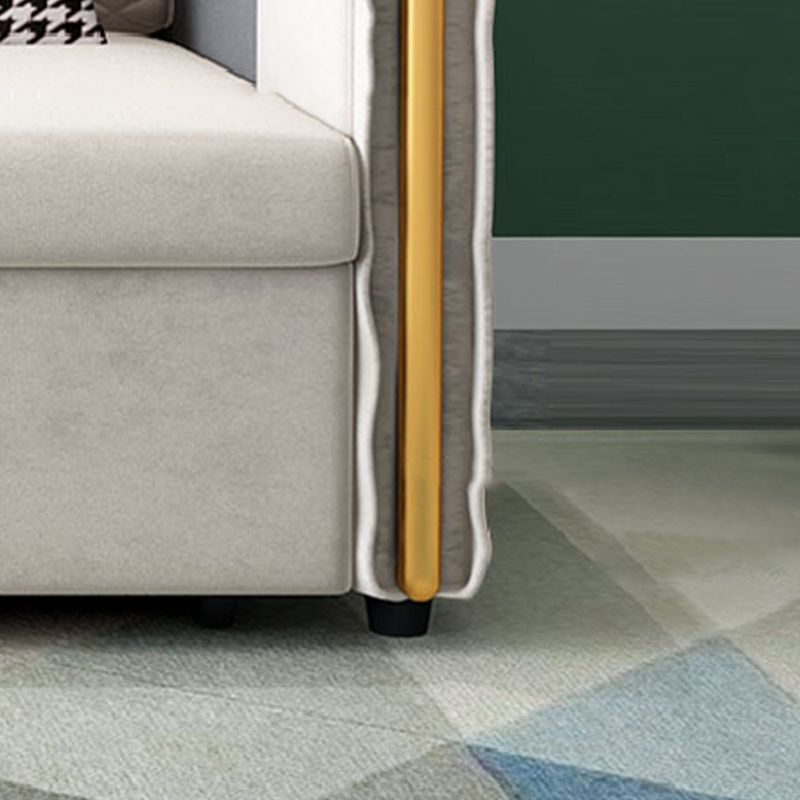 Reclining Square Arm Loveseat Modern Tight Back Bed Sofa Couch