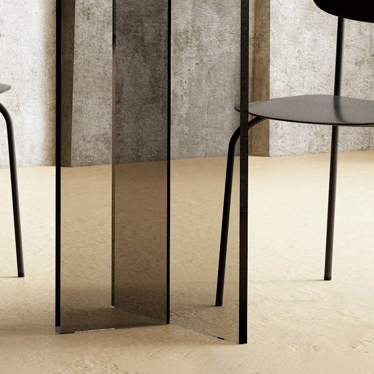 Modern 1/3/4/5 Pieces Dining Set Rectangle Acrylic Dining Table Furniture for Dining Room