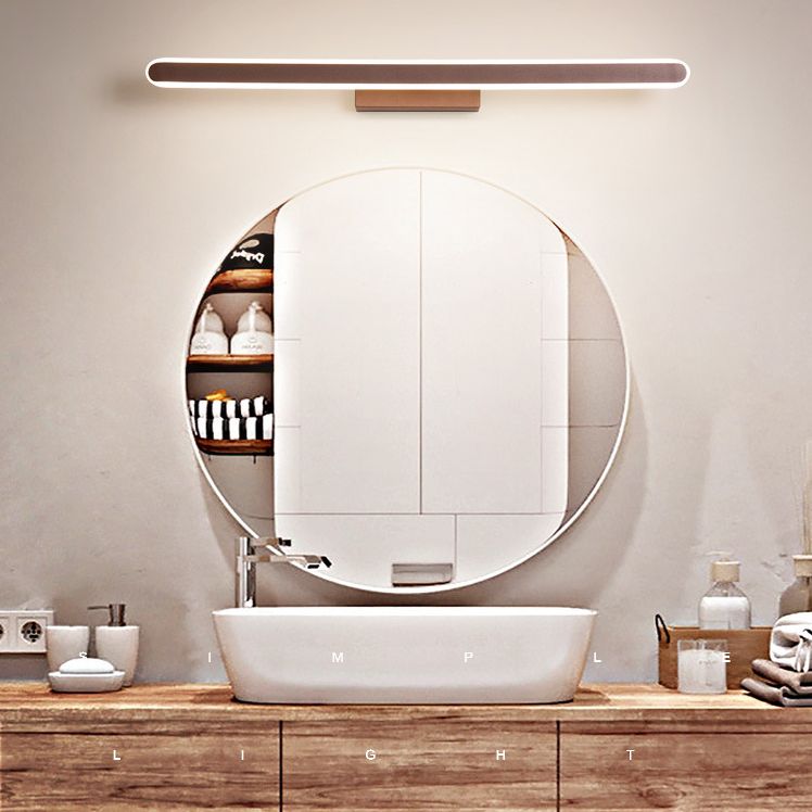 Acryl gearceerde muur sconce verlichting hedendaagse stijl led wandmontage verlichtingsarmatuur in koffie