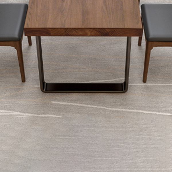 Industrial Dinner Table Solid Wood Rectangle Dinette Table in Brown