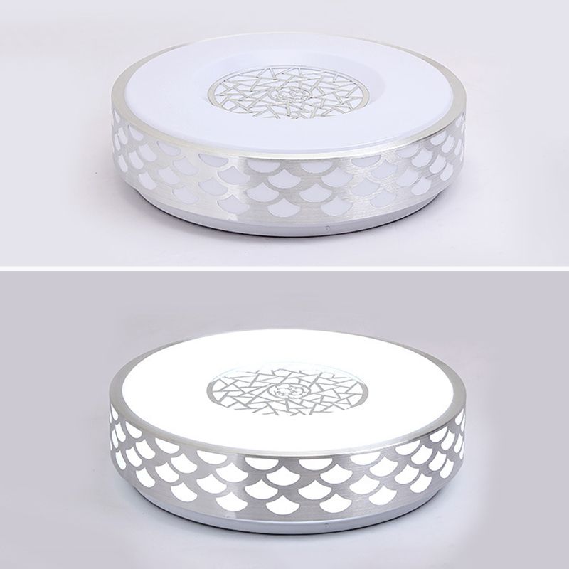 Round Flush Mount Light Acrylic Modern Simplicity Flush Mount Spotlight for Living Room